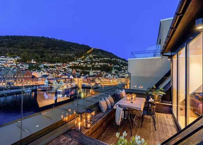 Lägenhet Exclusive Penthouse With Terrace Bergen
